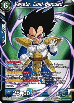 Vegeta, Cold-Blooded #BT23-059 · Dragon Ball Super: Masters