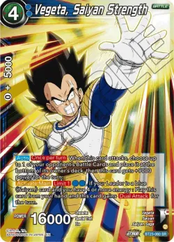 Vegeta, Saiyan Strength #BT23-060 · Dragon Ball Super: Masters