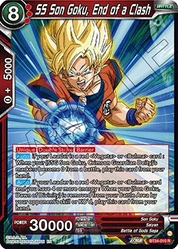 SS Son Goku, End of a Clash 「BT24-010」「EN」