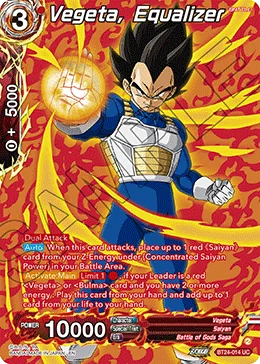 Vegeta, Equalizer 「BT24-014_PR」「EN」