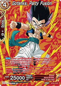 Gotenks, Party Fusion 「BT24-016_PR」「EN」