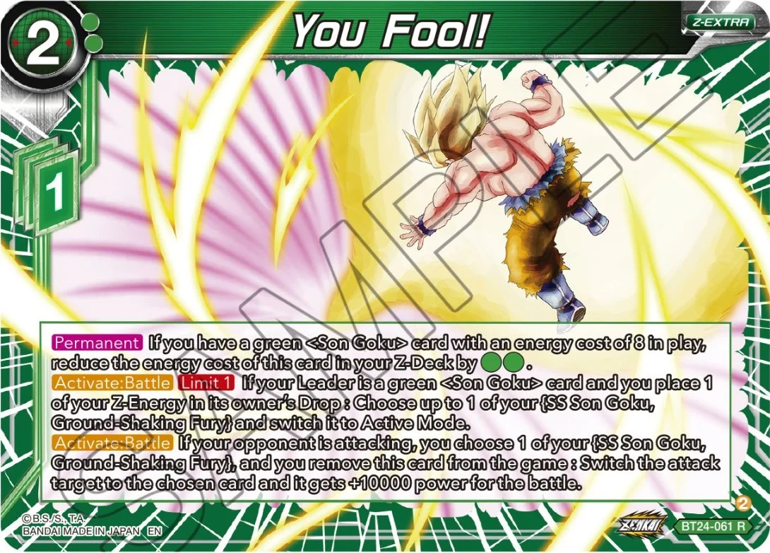 You Fool! 「BT24-061_PR」「EN」