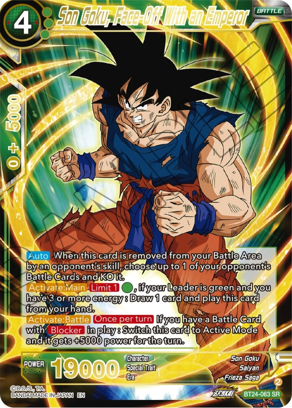 Son Goku, Face-Off With an Emperor 「BT24-063_PR」「EN」