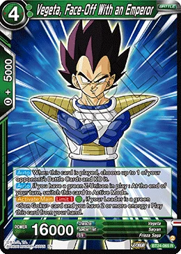 Vegeta, Face-Off With an Emperor 「BT24-065」「EN」