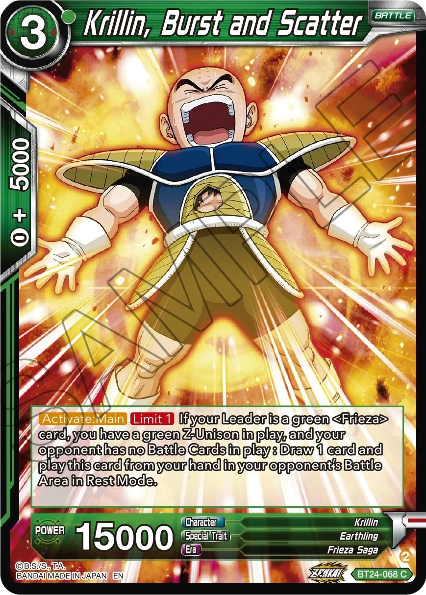 Krillin, Burst and Scatter 「BT24-068」「EN」
