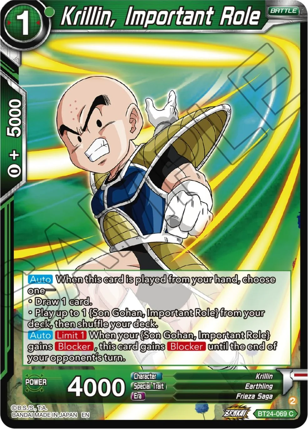 Krillin, Important Role 「BT24-069」「EN」