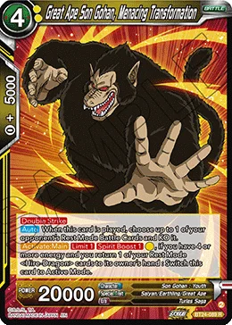 Great Ape Son Gohan, Menacing Transformation 「BT24-089」「EN」