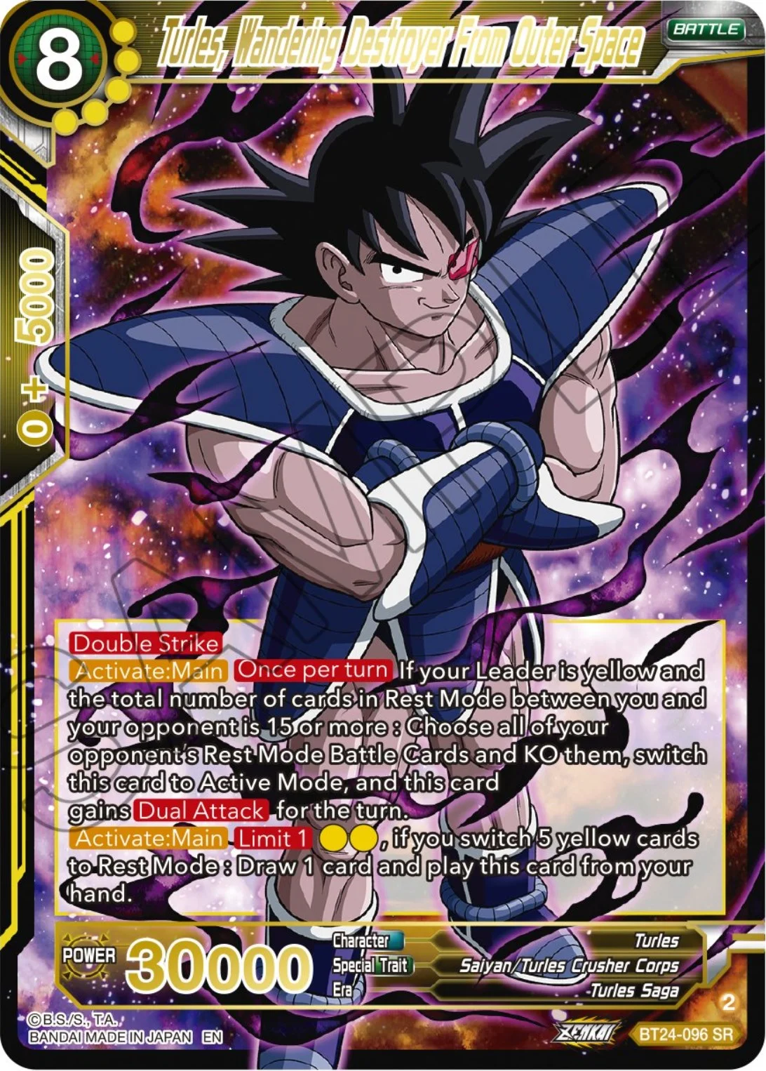 Turles, Wandering Destroyer From Outer Space 「BT24-096_SPR」「EN」