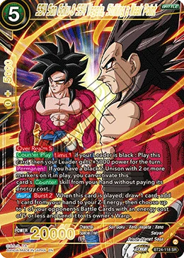 SS4 Son Goku & SS4 Vegeta, Striking a Weak Point Z07 BT24-118