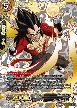 SS4 Vegeta, Start of a Fierce Battle 「BT24-120_PR02」「EN」