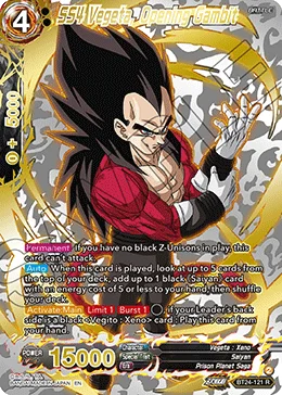 SS4 Vegeta, Opening Gambit 「BT24-121_PR02」「EN」