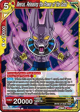 Beerus, Releasing the Power of the Gods 「BT24-129」「EN」