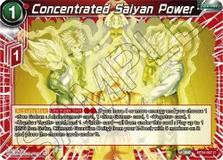 Concentrated Saiyan Power #BT24-007 · Dragon Ball Super: Masters