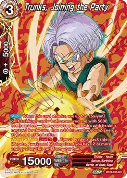 Trunks, Joining the Party #BT24-015_PR · Dragon Ball Super: Masters