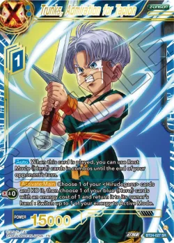 Trunks, Admiration for Tapion #BT24-027_PR · Dragon Ball Super: Masters