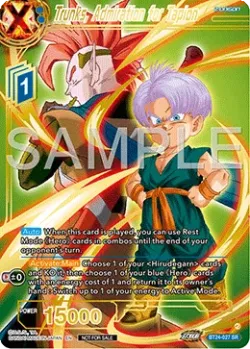 Trunks, Admiration for Tapion #BT24-027_PR02 · Dragon Ball Super: Masters