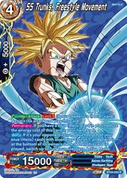 SS Trunks, Freestyle Movement #BT24-035_PR · Dragon Ball Super: Masters
