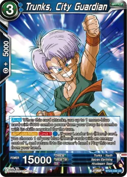 Trunks, City Guardian #BT24-036 · Dragon Ball Super: Masters