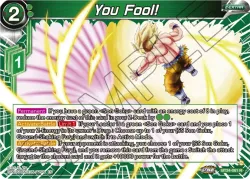 You Fool! #BT24-061_PR · Dragon Ball Super: Masters