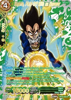Vegeta, Face-Off With an Emperor #BT24-065_PR02 · Dragon Ball Super: Masters