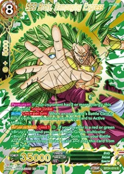 SS3 Broly, Rampaging Express #BT24-074_PR02 · Dragon Ball Super: Masters
