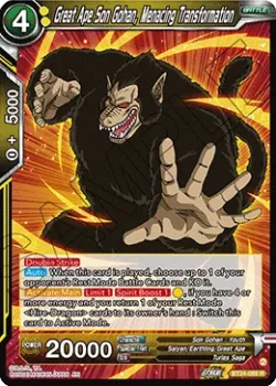Great Ape Son Gohan, Menacing Transformation #BT24-089 · Dragon Ball Super: Masters