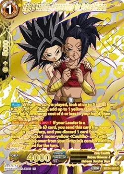 Kale & Caulifla, Preparations for Potara-Fusion #BT24-107_PR02 · Dragon Ball Super: Masters