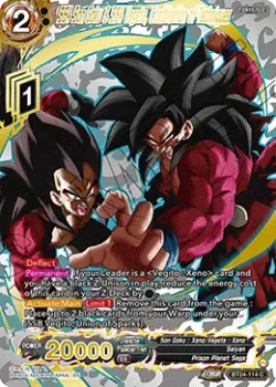 SS4 Son Goku & SS4 Vegeta, Combination of Techniques #BT24-114_PR02 · Dragon Ball Super: Masters