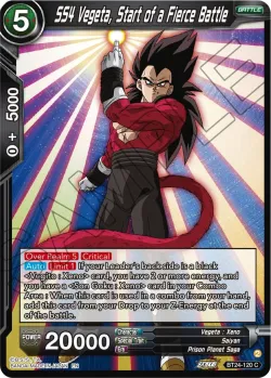 SS4 Vegeta, Start of a Fierce Battle 「BT24-120_PR」「EN」