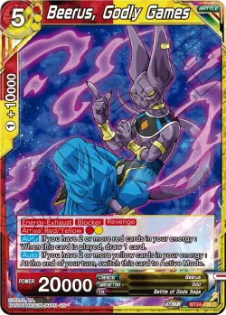 Beerus, Godly Games 「BT24-126」「EN」