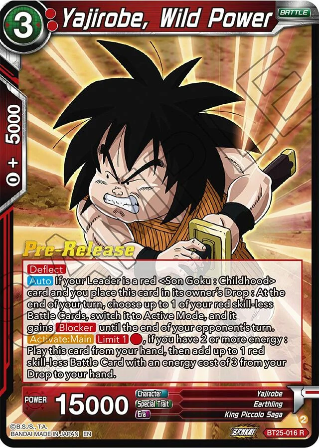 Yajirobe, Wild Power 「BT25-016」「EN」