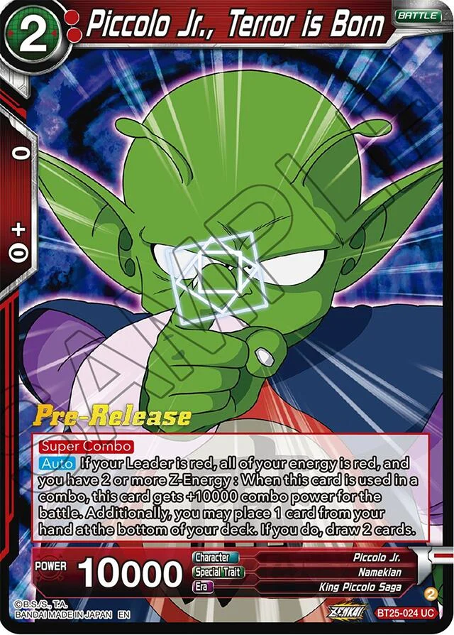 Piccolo Jr., Terror is Born 「BT25-024」「EN」