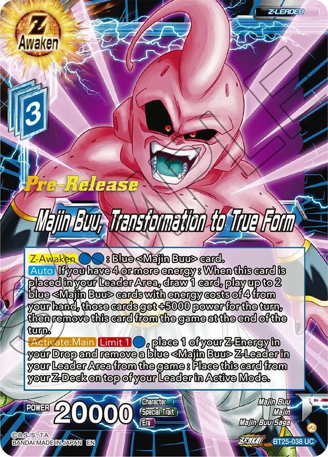 Majin Buu, Transformation to True Form 「BT25-038」「EN」