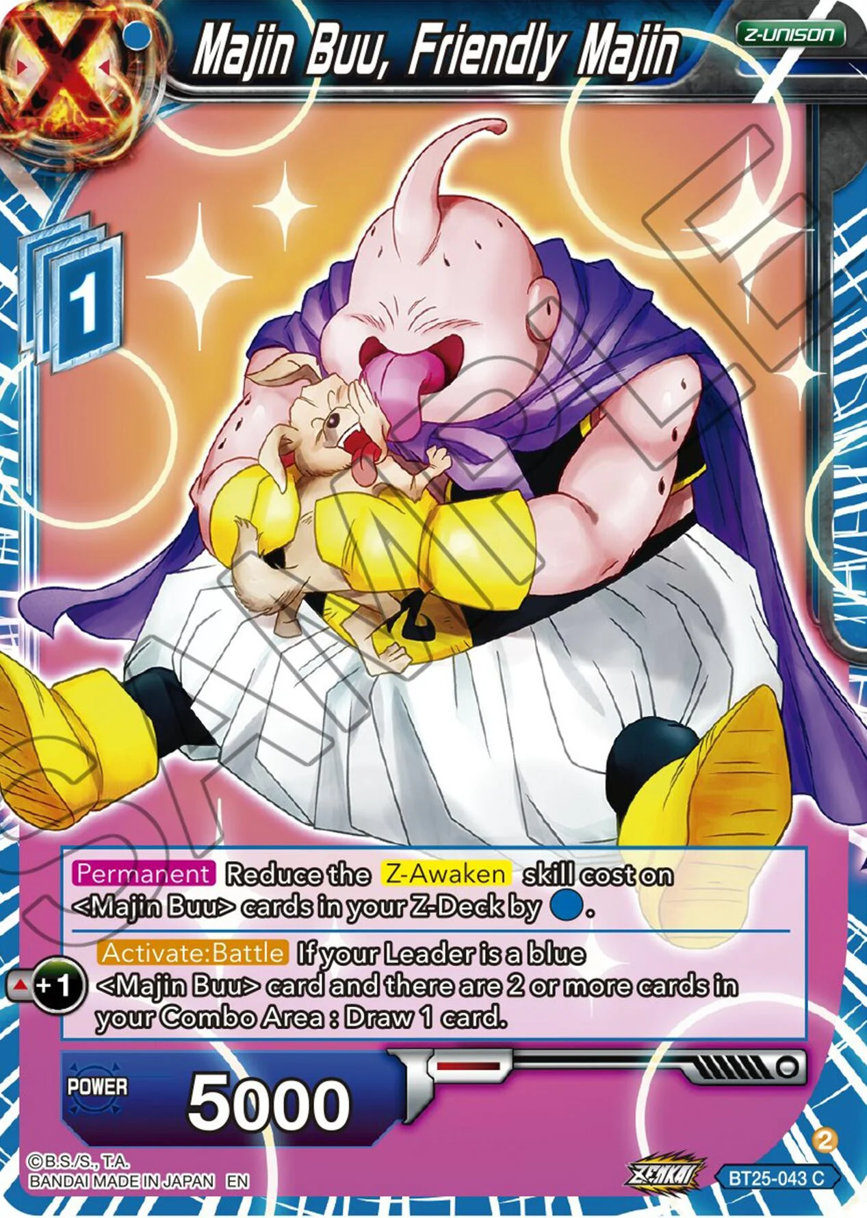 Majin Buu, Friendly Majin 「BT25-043」「EN」