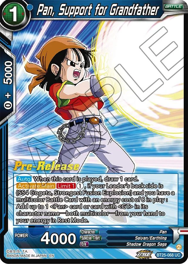 Pan, Support for Grandfather 「BT25-068」「EN」