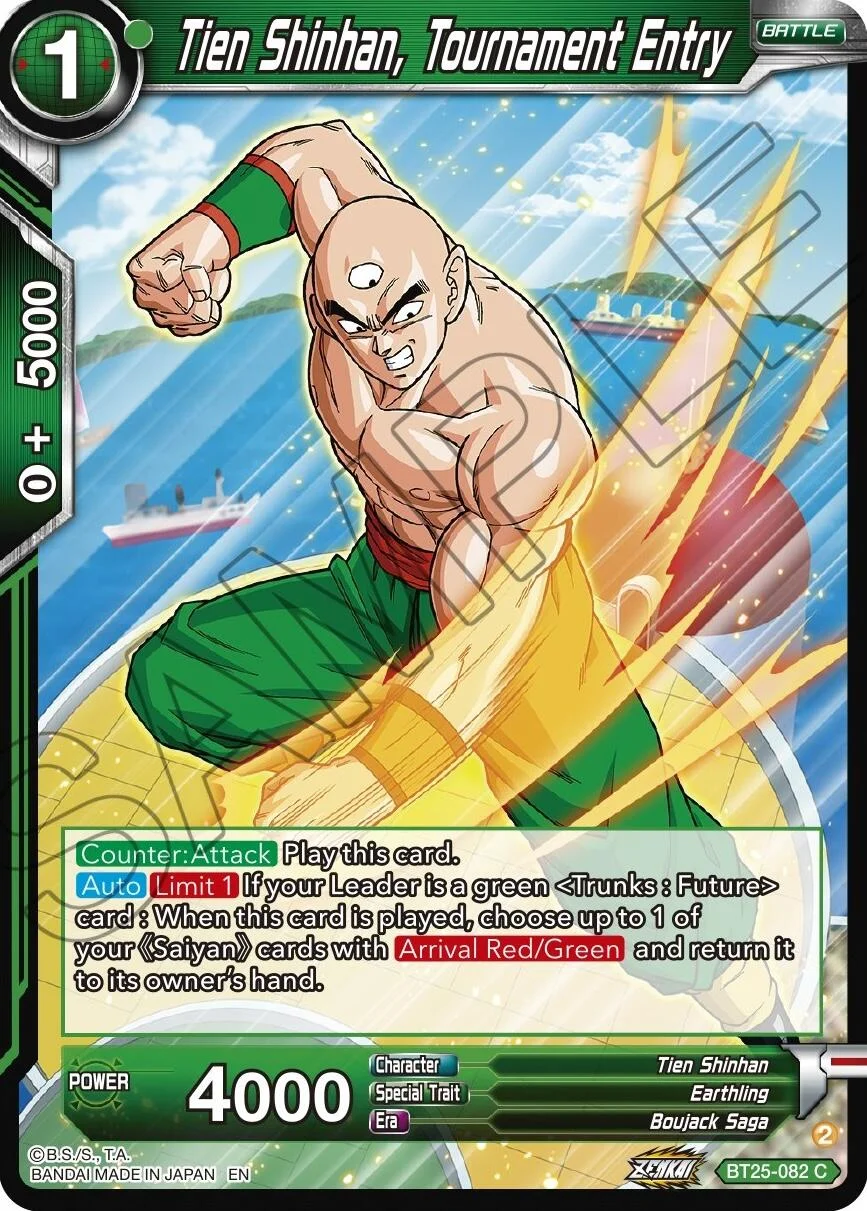 Tien Shinhan, Tournament Entry 「BT25-082」「EN」