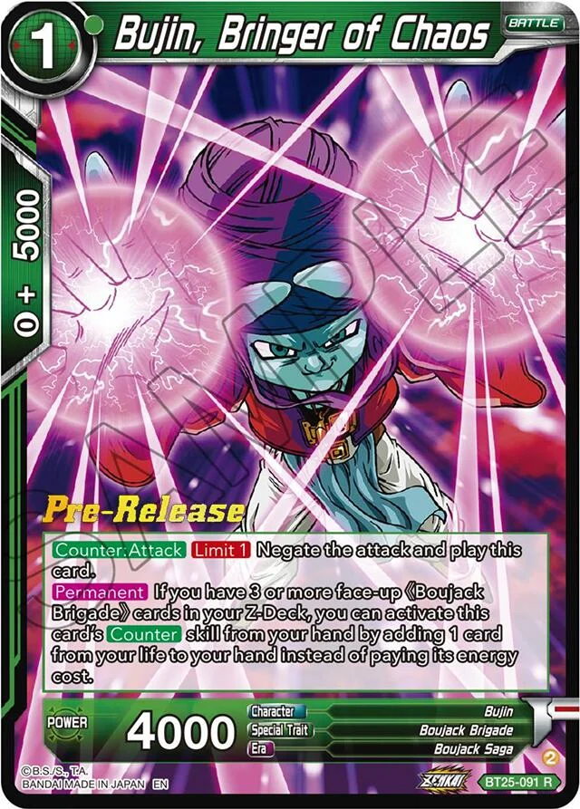 Bujin, Bringer of Chaos 「BT25-091」「EN」