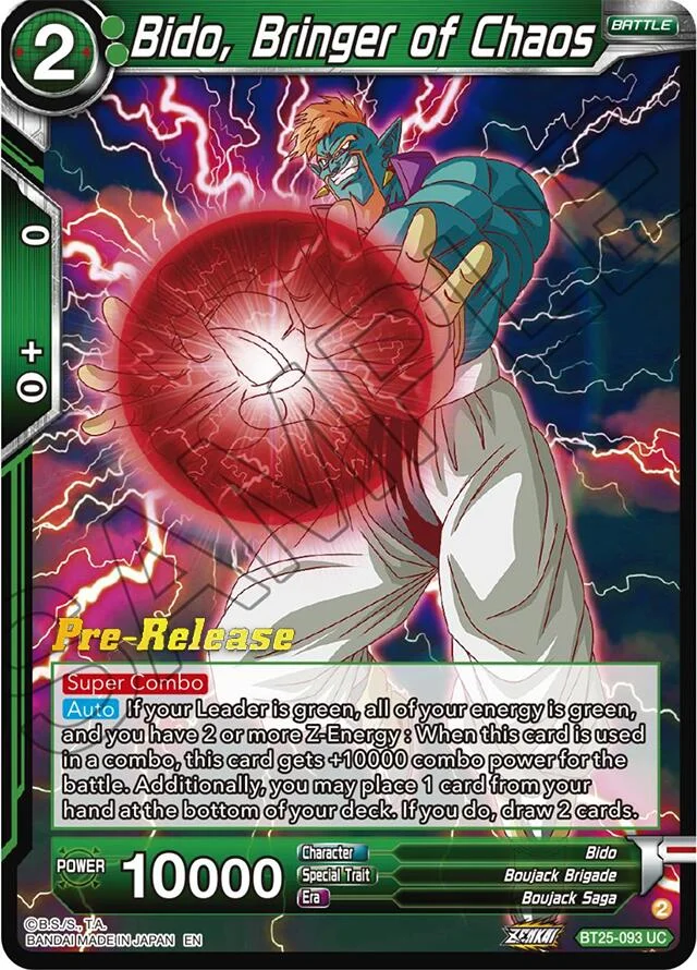 Bido, Bringer of Chaos 「BT25-093」「EN」