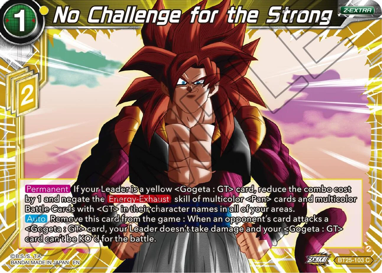 No Challenge for the Strong 「BT25-103」「EN」
