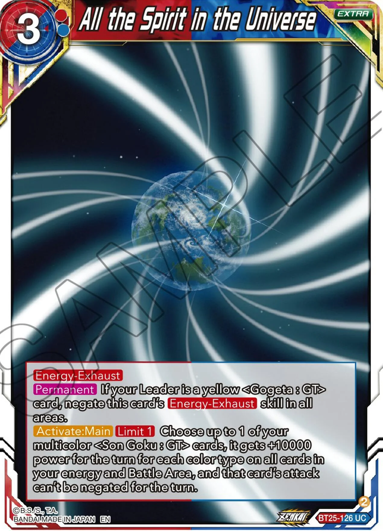 All the Spirit in the Universe 「BT25-126」「EN」