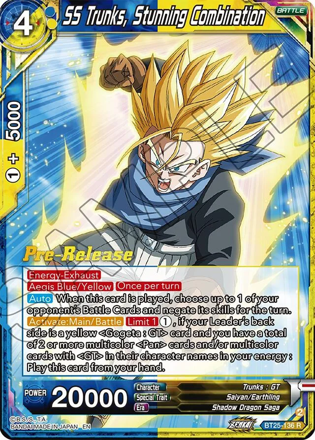 SS Trunks, Stunning Combination 「BT25-136」「EN」