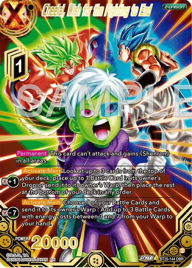 Cheelai, Wish for the Fighting to End 「BT25-144」「EN」