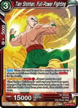 Tien Shinhan, Full-Power Fighting #BT25-012 · Dragon Ball Super: Masters