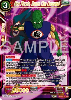 King Piccolo, Demon Clan Convened #BT25-021_SPR · Dragon Ball Super: Masters