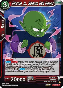 Piccolo Jr., Reborn Evil Power #BT25-023 · Dragon Ball Super: Masters