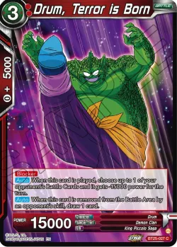 Drum, Terror is Born #BT25-027 · Dragon Ball Super: Masters