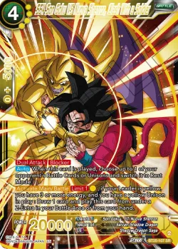 SS4 Son Goku VS Nuova Shenron, Clash With a Soldier #BT25-107 · Dragon Ball Super: Masters