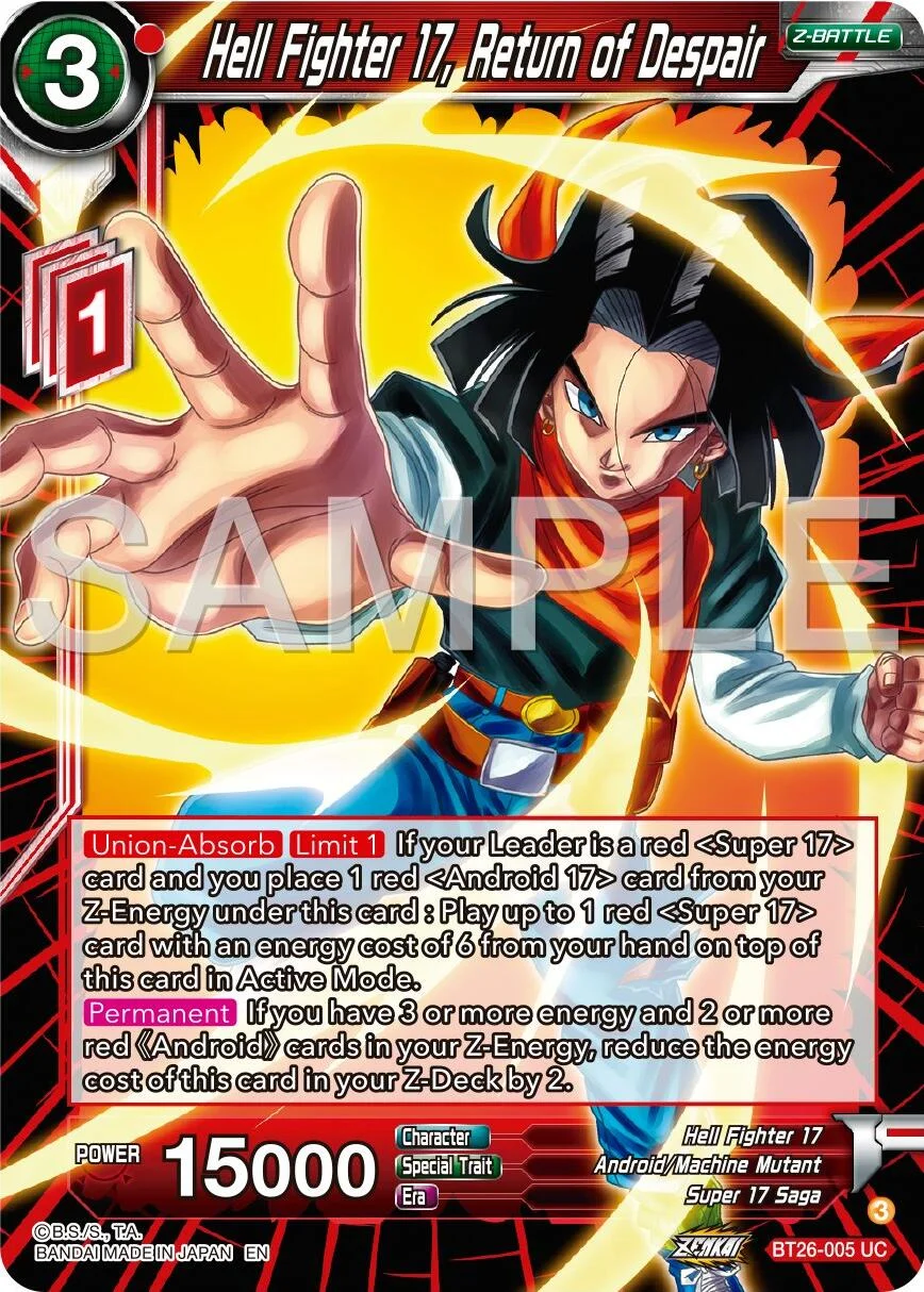 Android 17, Return of Despair 「BT26-005」「EN」