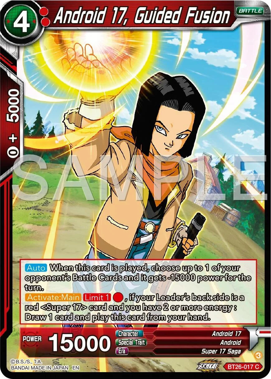 Android 17, Guided Fusion 「BT26-017」「EN」
