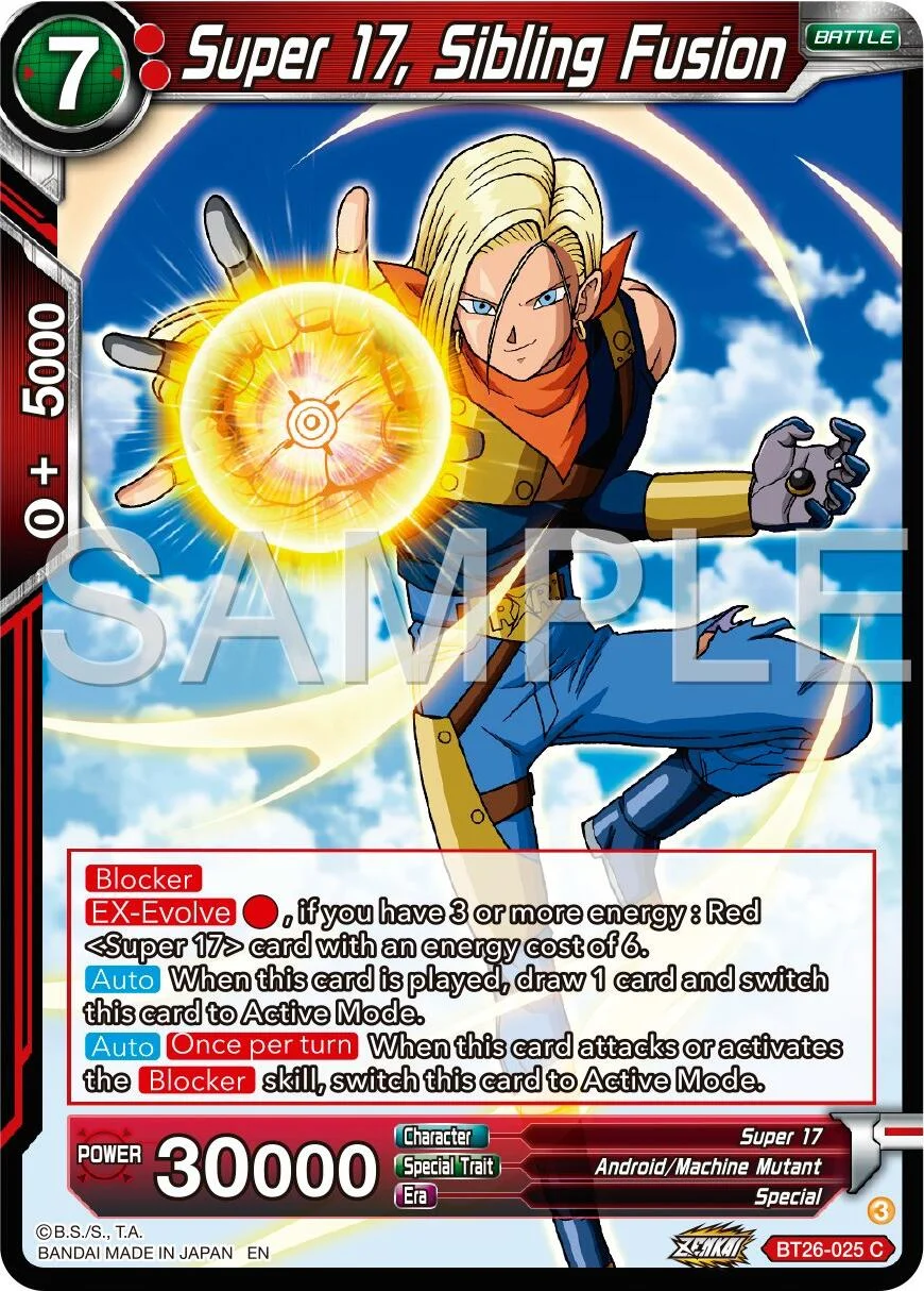 Super 17, Sibling Fusion 「BT26-025」「EN」